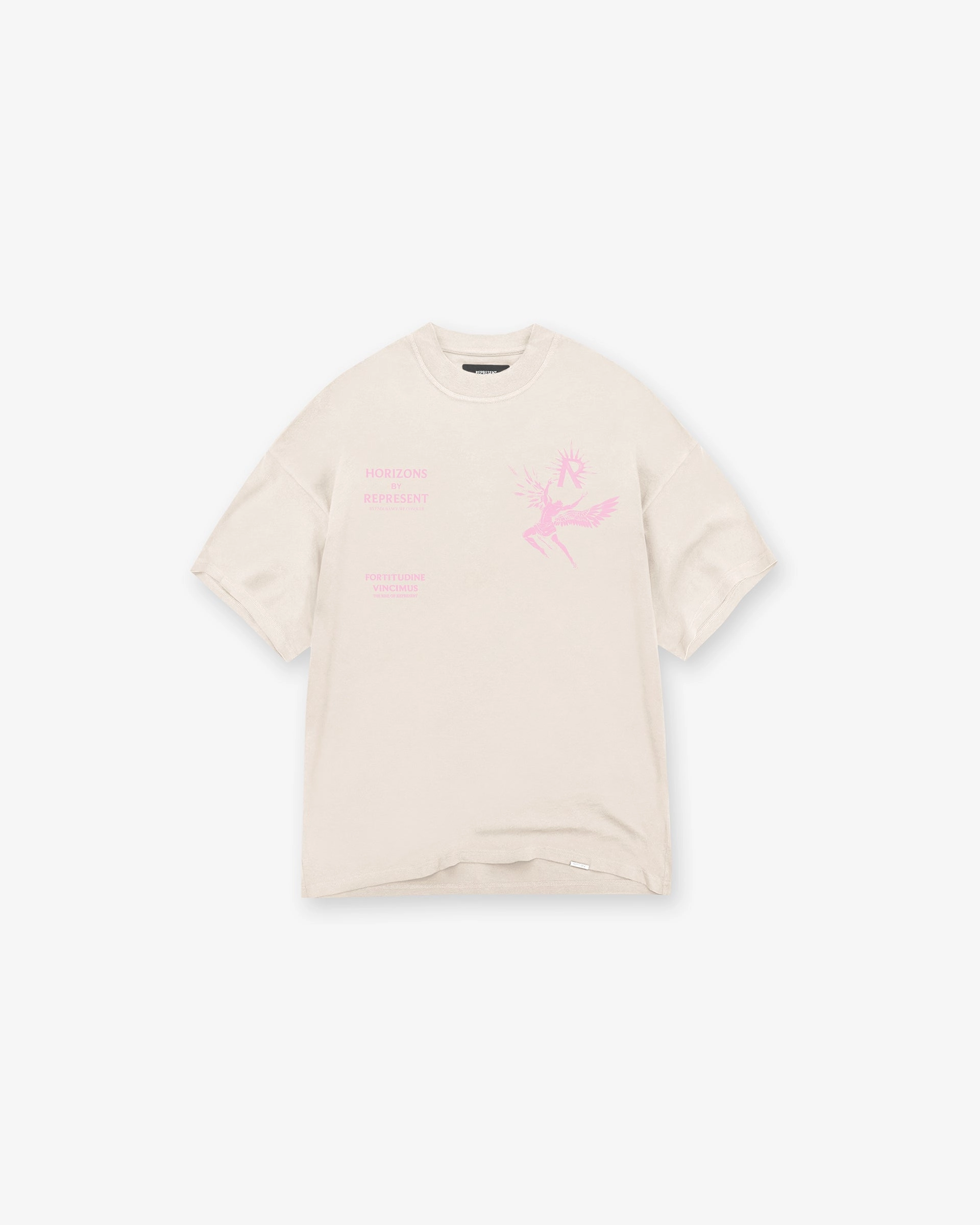 Subtle Logo Placement Icarus T-Shirt - Pearl