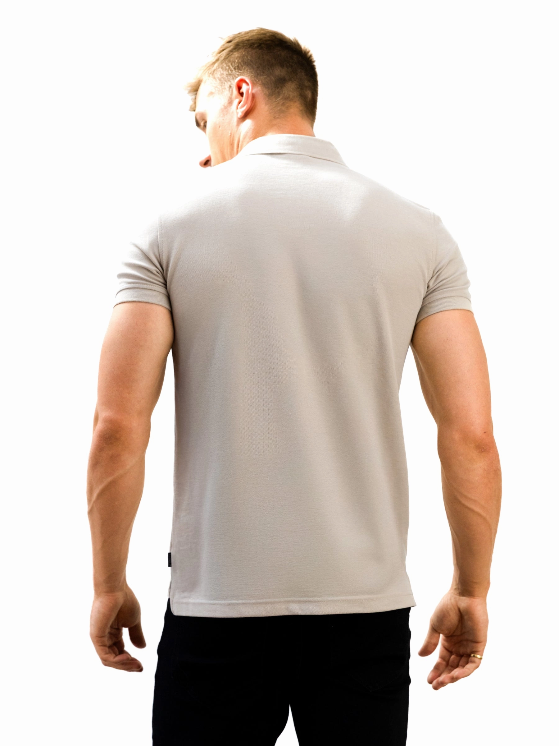 Andorra Polo Shirt - Tan Elegant Finish