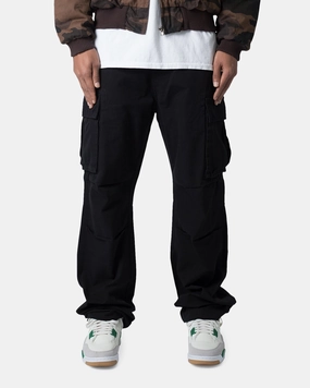 Workwear MNML Ultra Baggy Cargo Pants Black