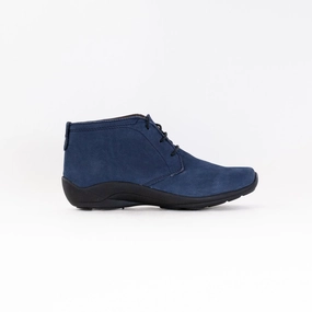 Wolky Mary (Women's) - Denim Antique Nubuck Moisture Wicking Fabric