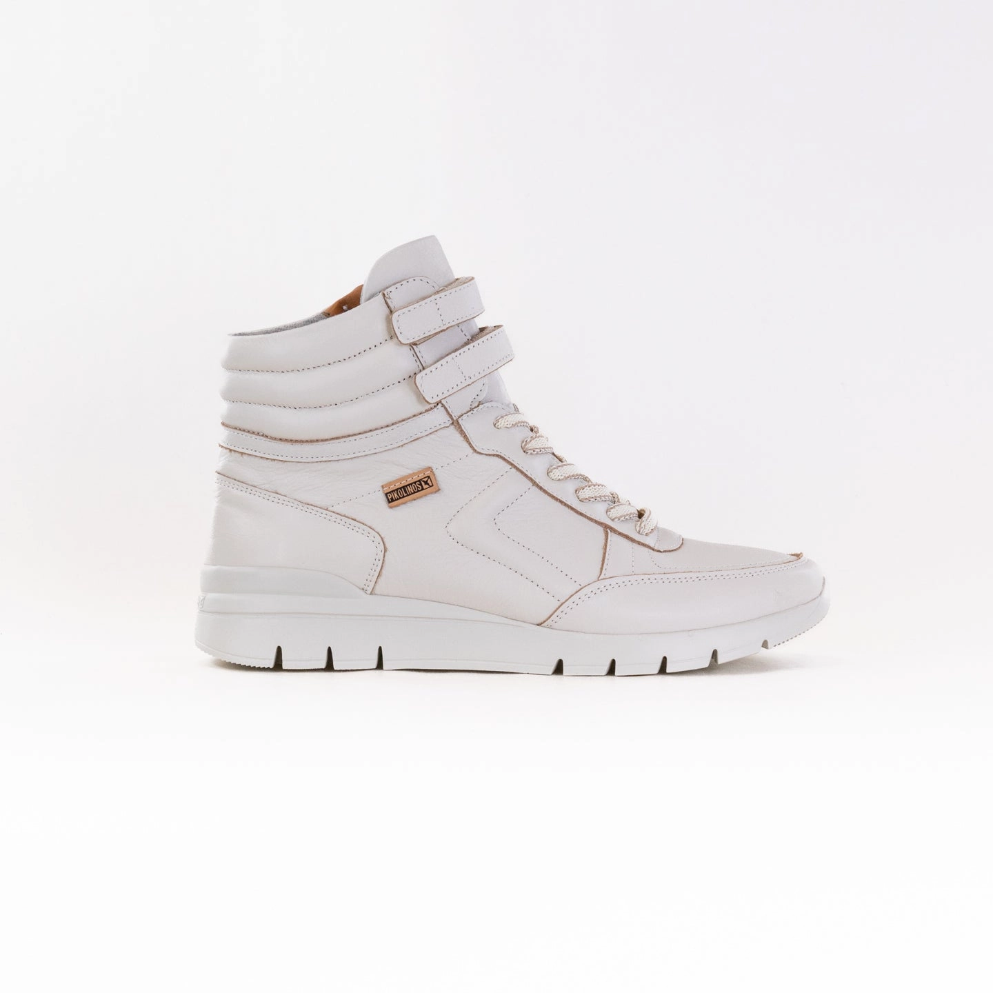 Pikolinos Cantabria high-top sneakers W4R-8577 (Women's) - Nata Leather Grippy Outsole Remote Hiking