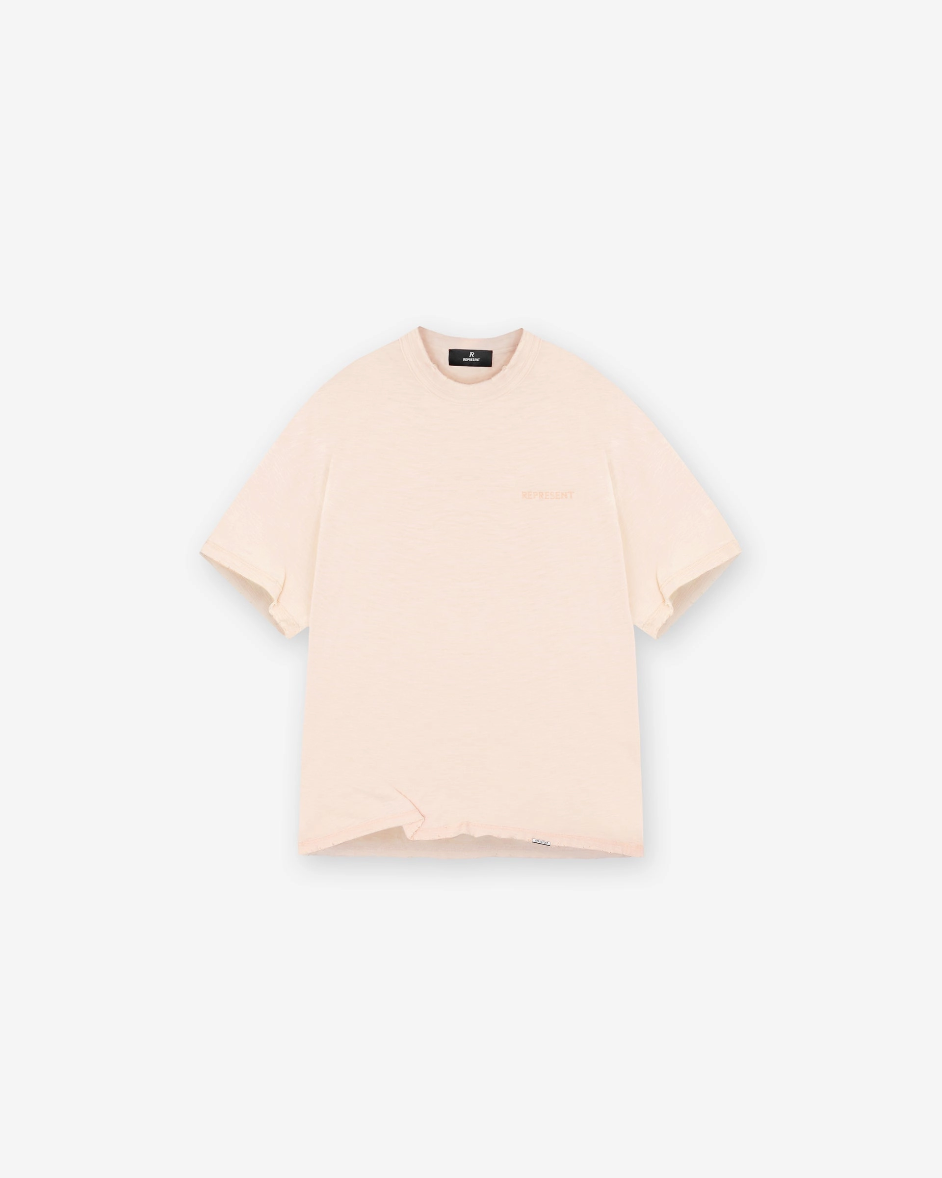 Slub T-Shirt - Washed Coral Casual Layer Look Summer Ready