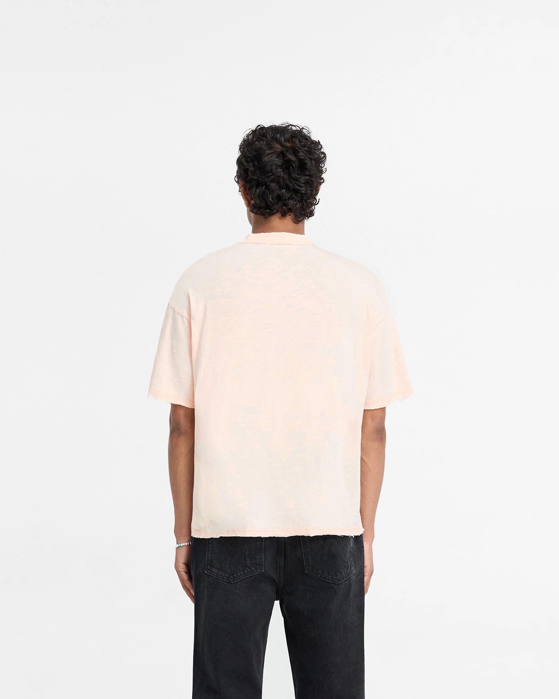Slub T-Shirt - Washed Coral oversized but not shapeless