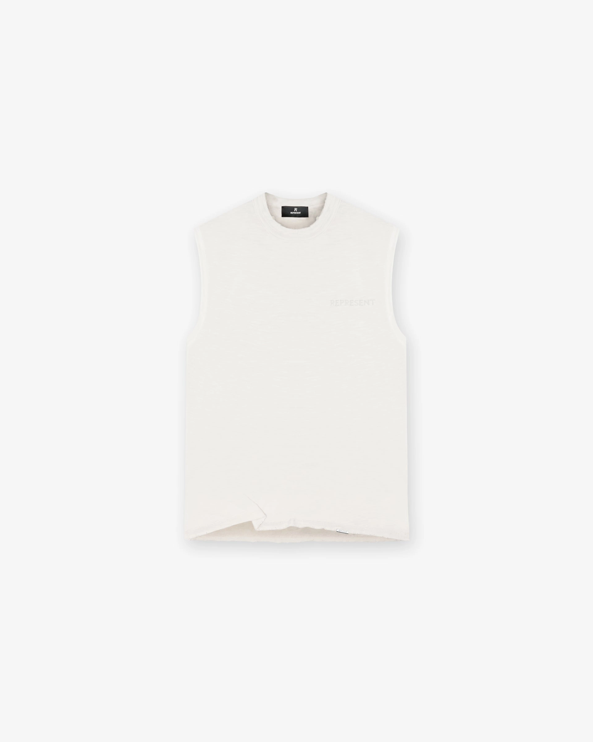 Cozy Comfort Soft Design Slub Tank - Flat White
