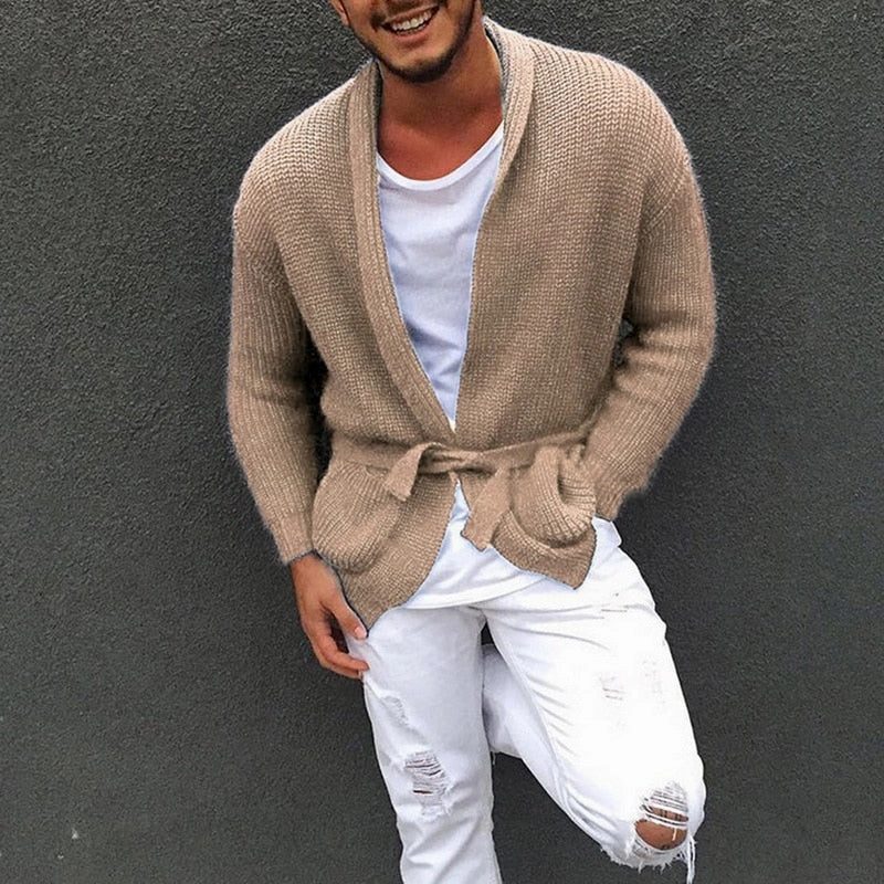 Friction Resistant West Louis? Designer Knitted Cardigan