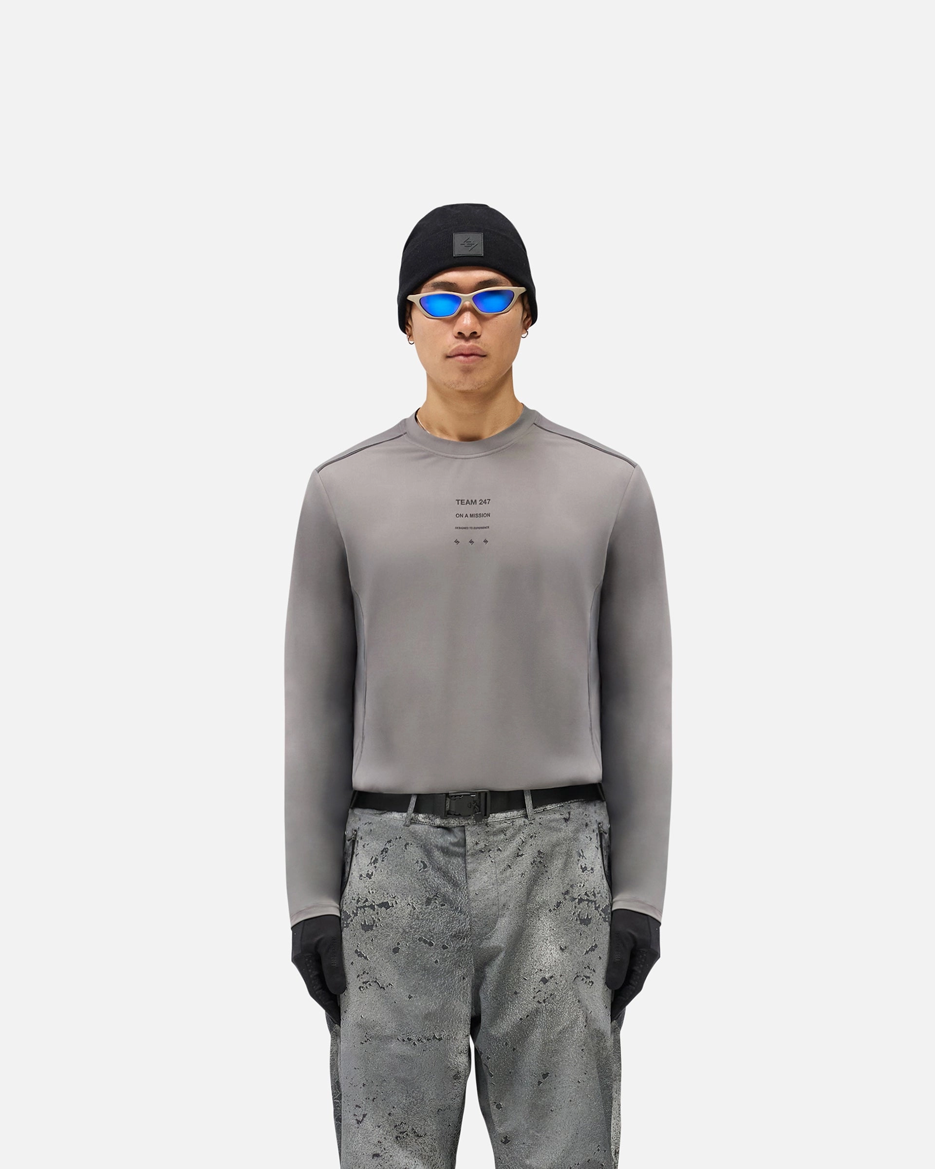 Non Irritating Collar 247 Trail Long Sleeve T-Shirt - Steel