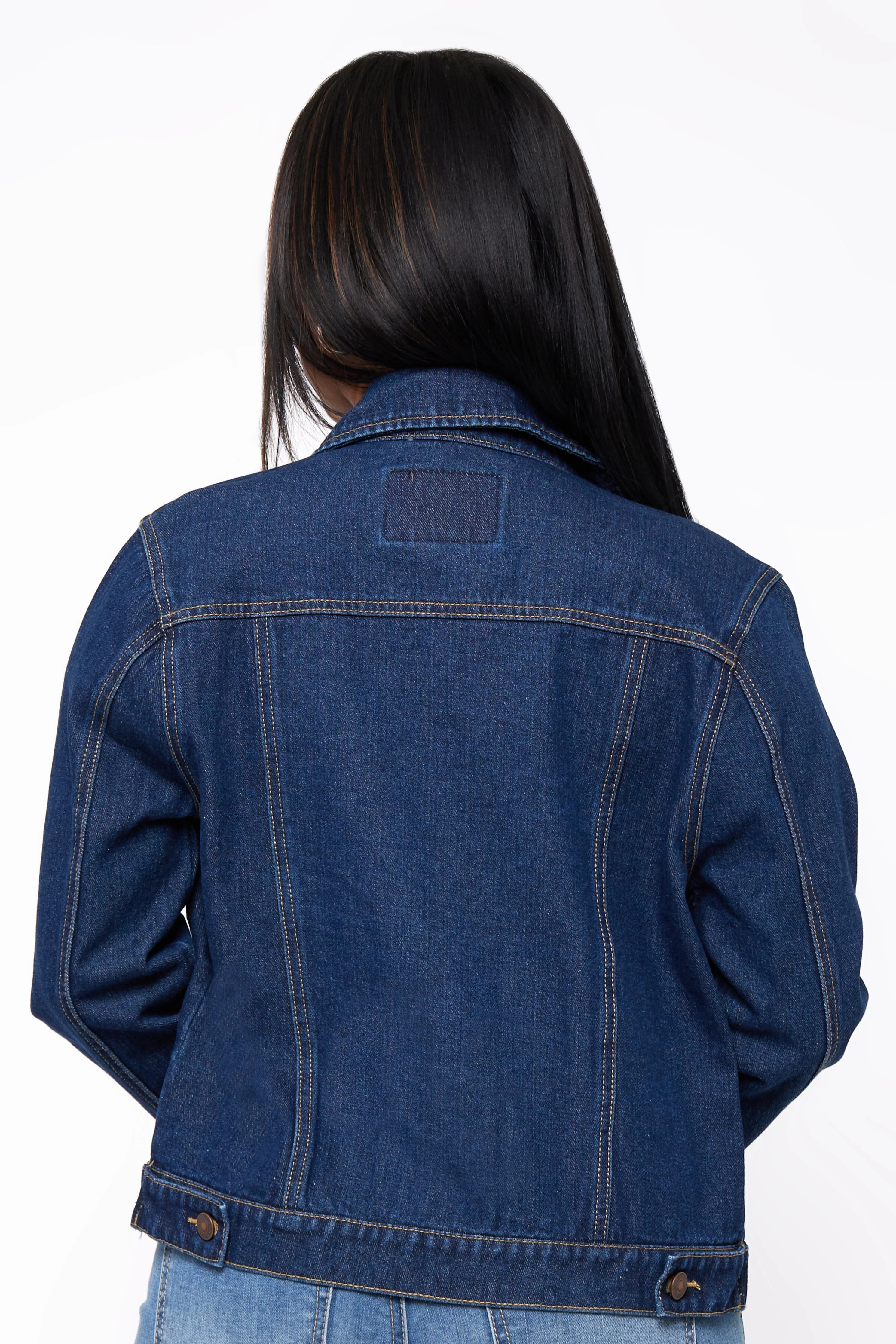 Smart Style Denim Jacket with Patch Pockets Everyday Use Comfortable and stylish