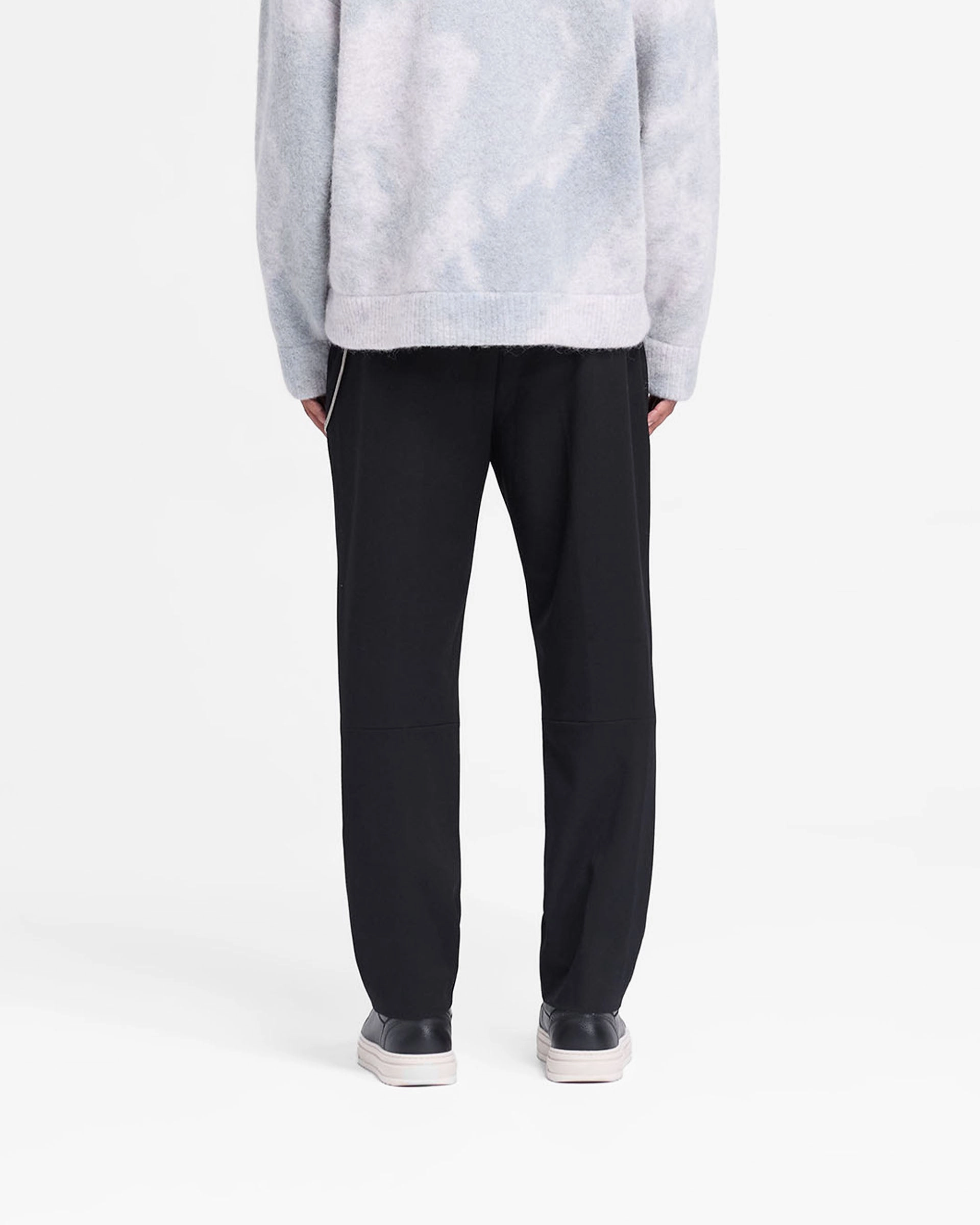 Comfy Movement Fit Timeless Design Smoking Pant - Black