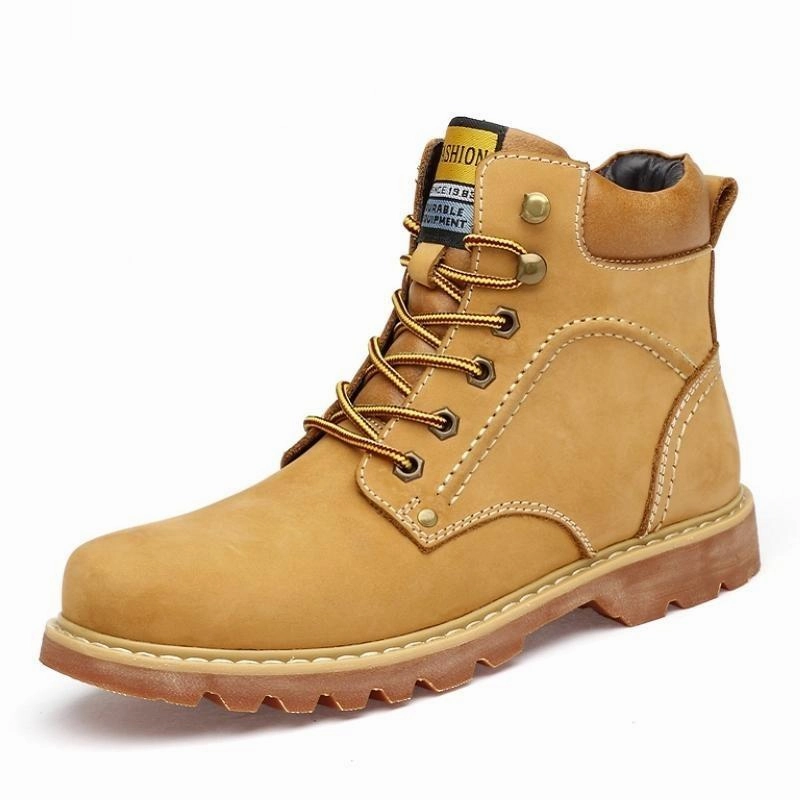 Snow Day West Louis? Warm Genuine Leather Winter Ankle Boots