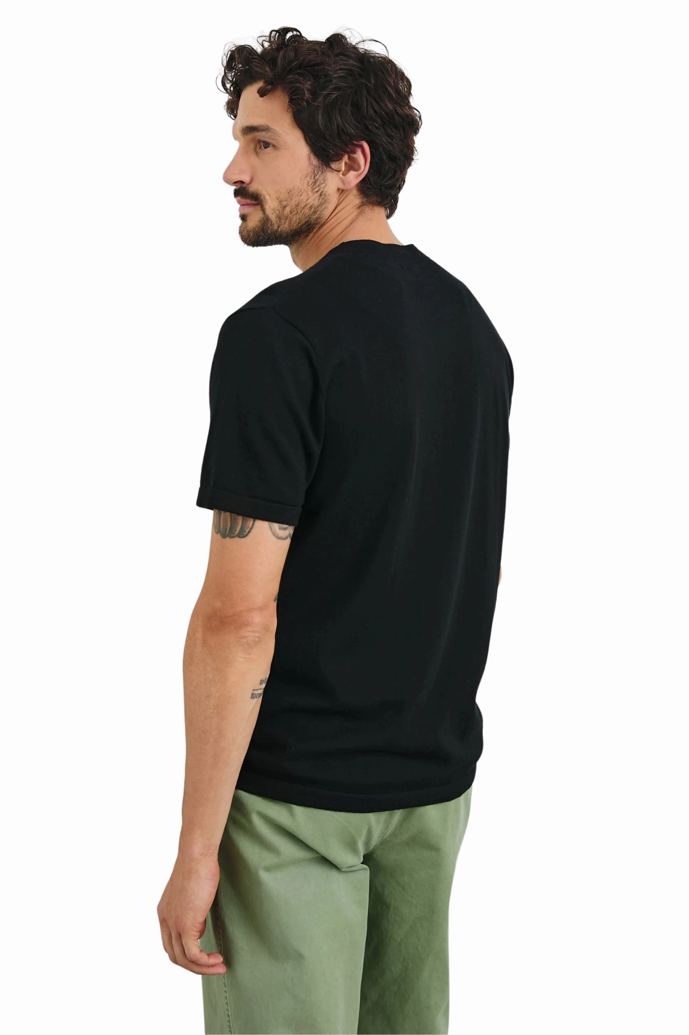 Camouflage Style Mason Shirt in Black