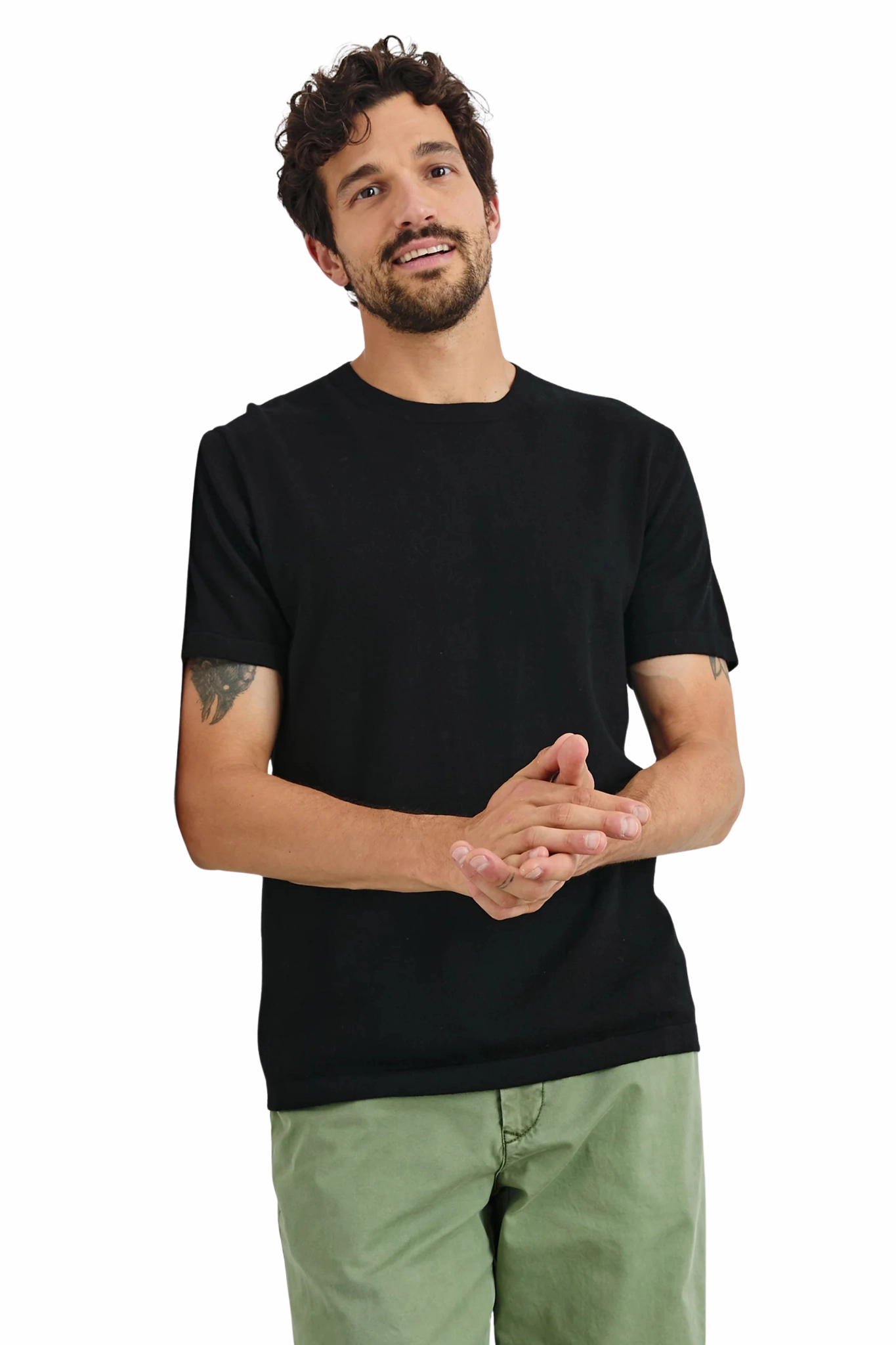 Essential Wardrobe Festival Fashion Mason Shirt in Black