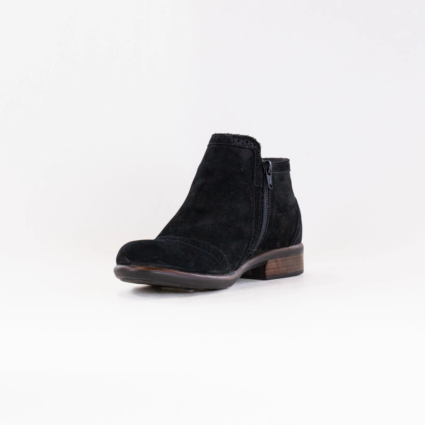 Naot Nefasi (Women's) - Black Velvet Nubuck Subtle Lines