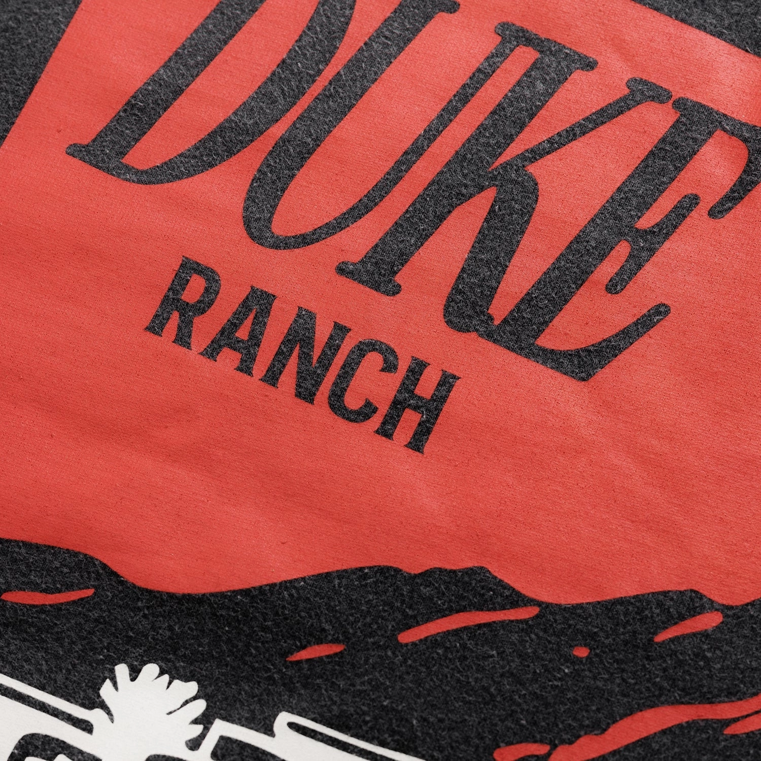 Weekend Fashion Duke Ranch Vintage Black   Red T-Shirt