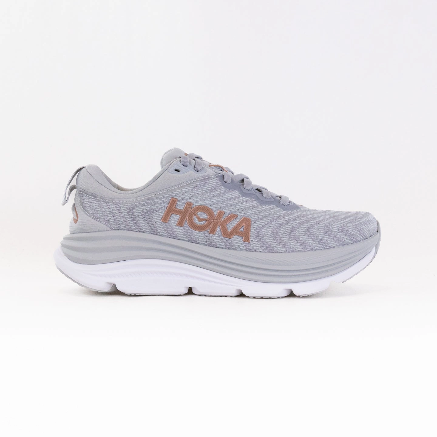 Stability control Hoka Gaviota 5 Wide (Women's) - Harbor Mist/Rose Gold