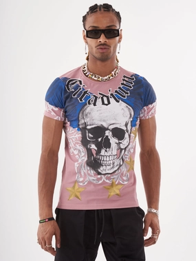 EUPHORIA T-SHIRT | MAUVE Leather combination