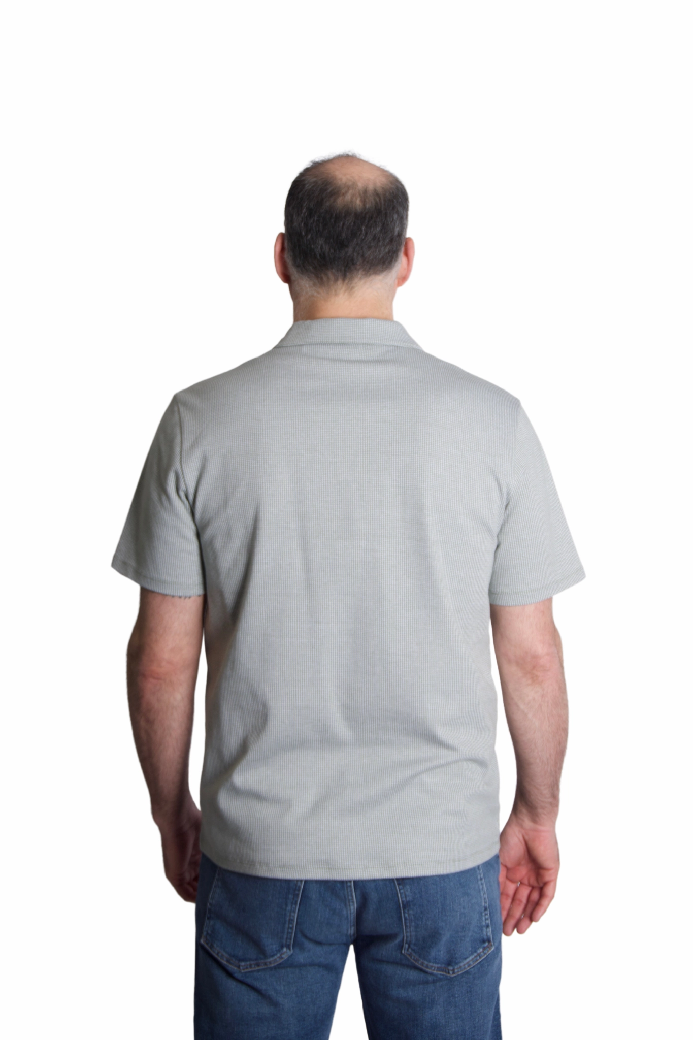 Short Sleeve Johnny Polo Tagless label No Slip Shoulder Grip