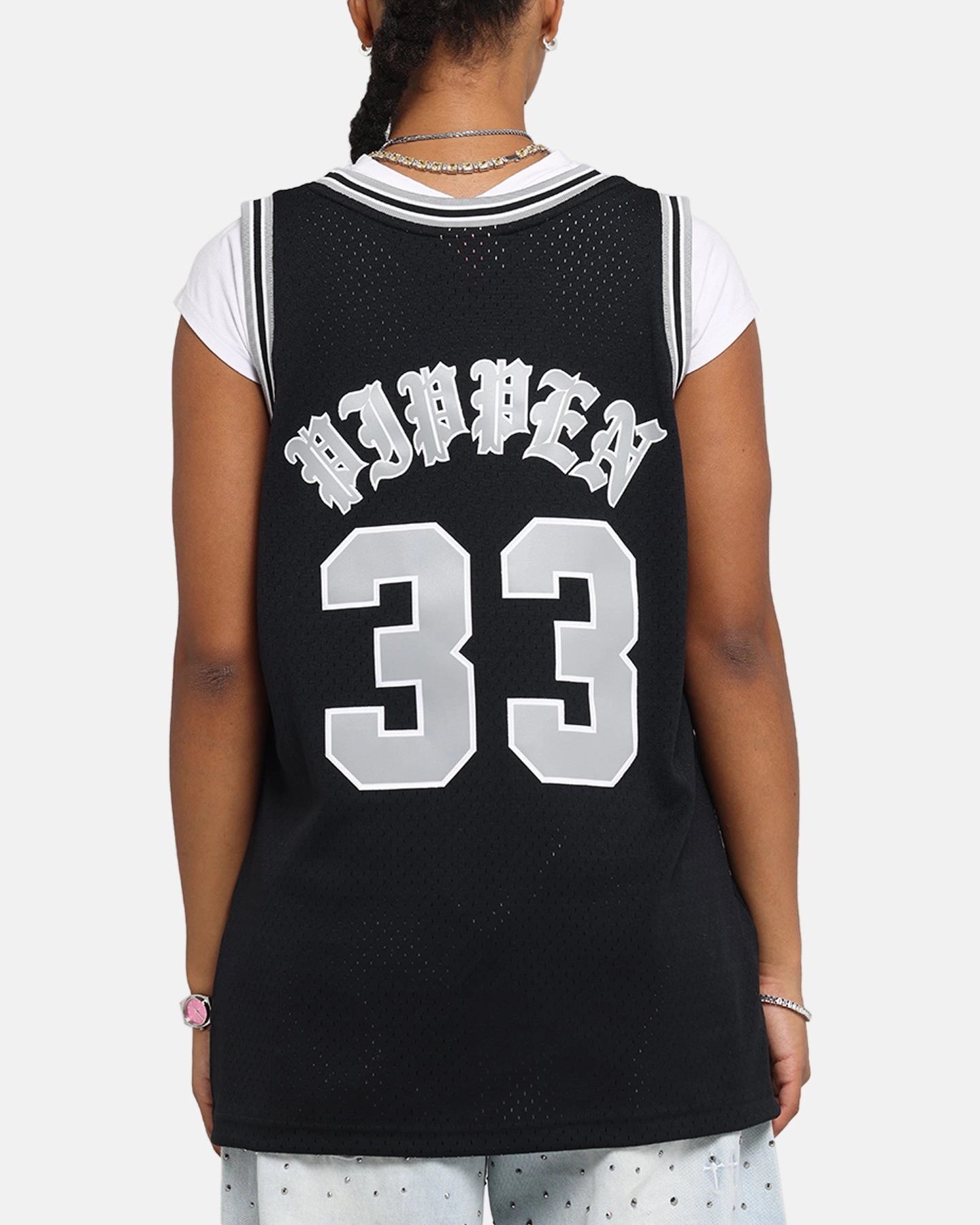 Drop Shoulder Mitchell & Ness Chicago Bulls Scottie Pippen Bulls Are Back Jersey Black