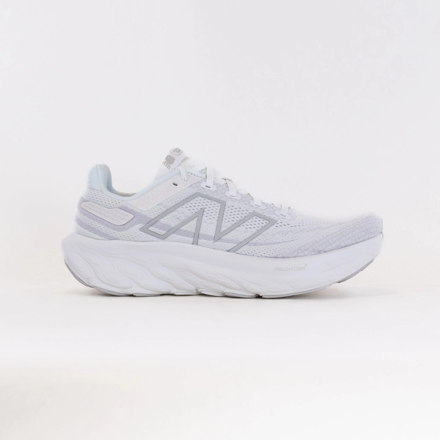 New Balance 1080V13 (Men's) - White/ Grey supportive shoes