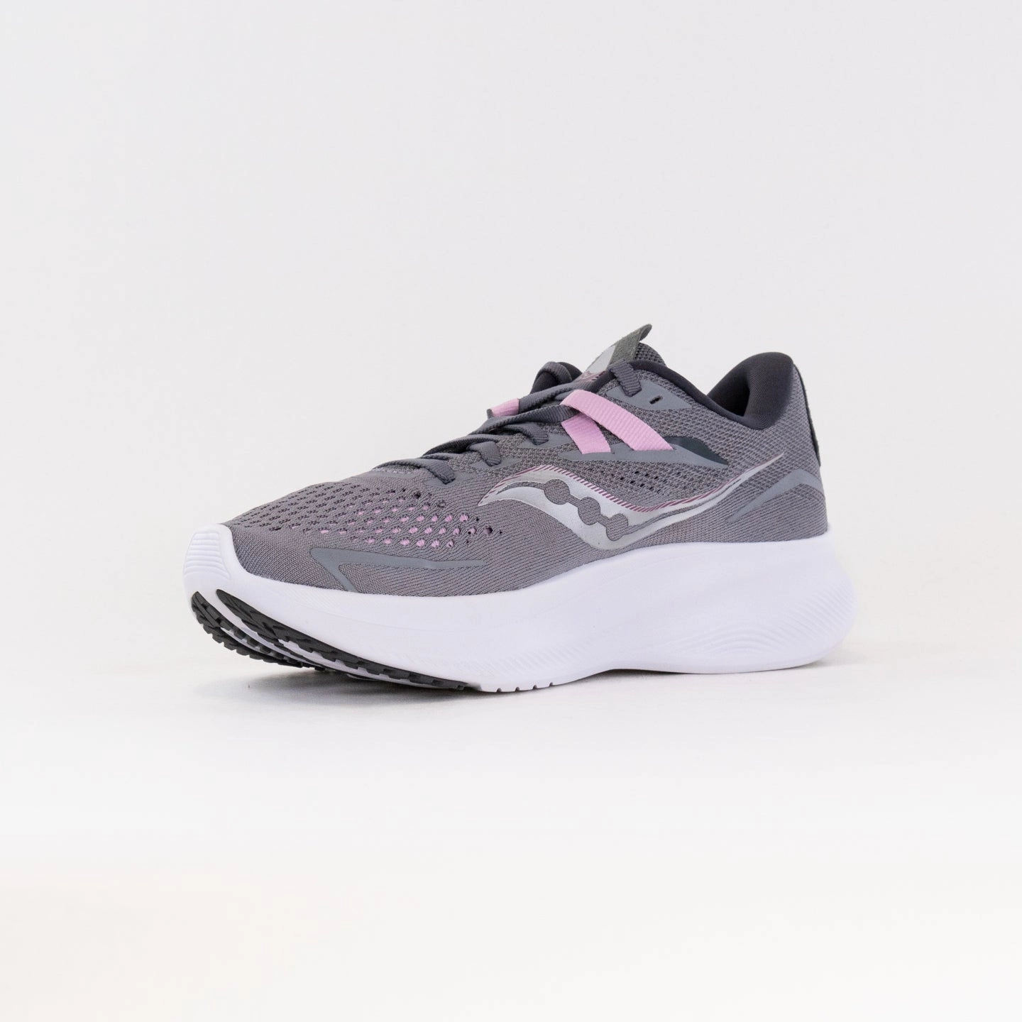 Saucony Ride 15 Wide (Women's) - Alloy/Quartz Competitive carbon fiber plate
