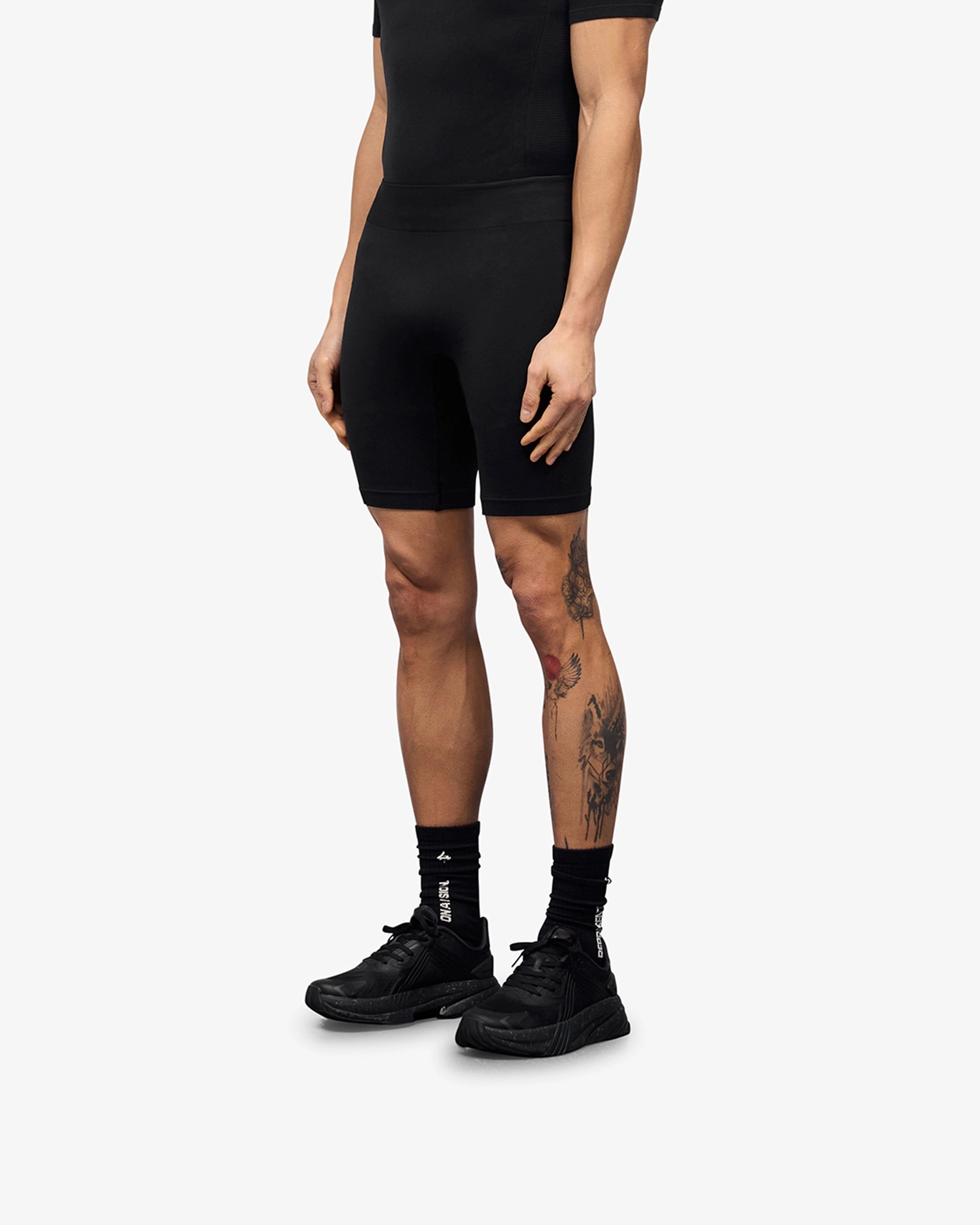 247 DNA Seamless Shorts - Black Casual Stretch
