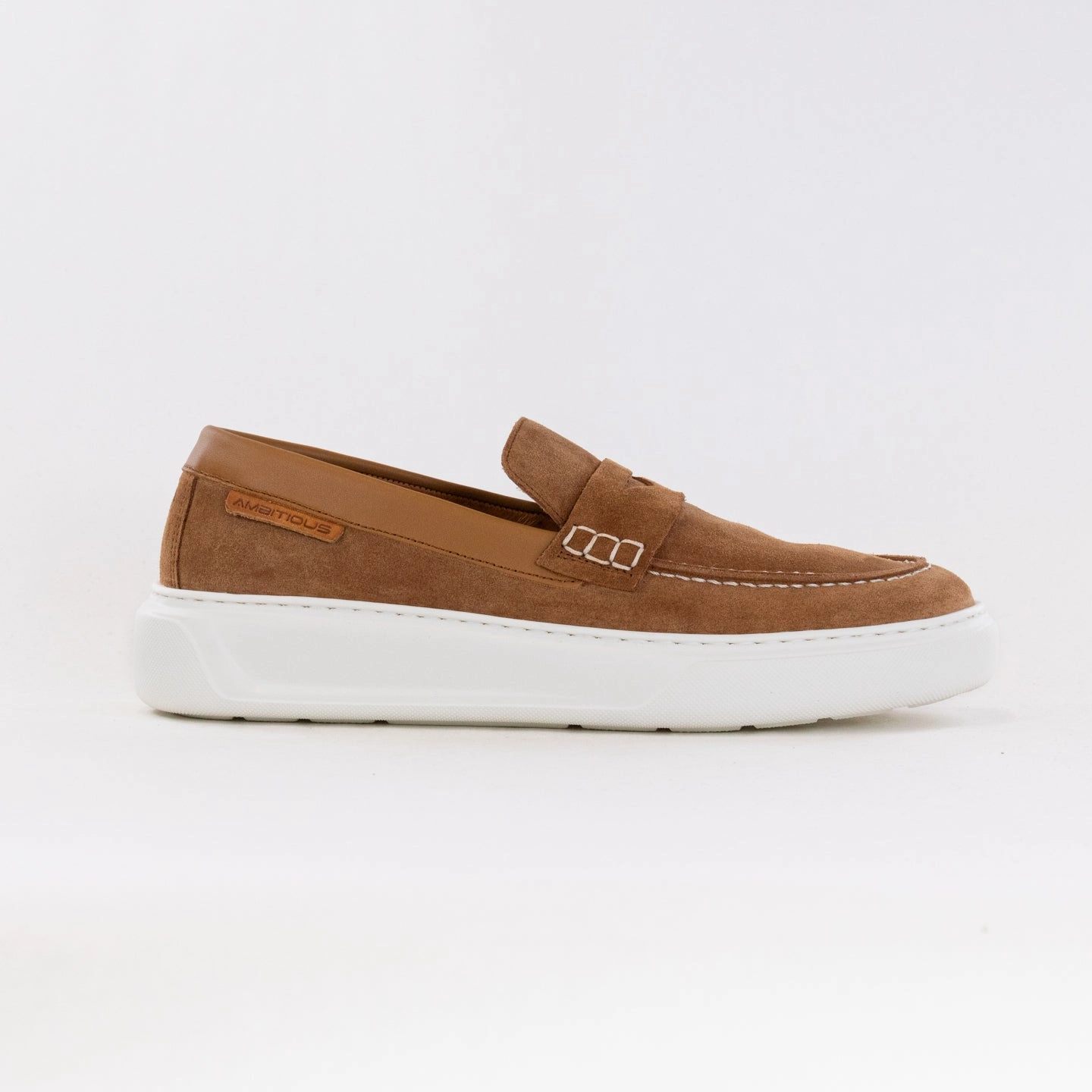 Ambitious KIT Loafer (Men's) - Cognac Suede Simple Slip On