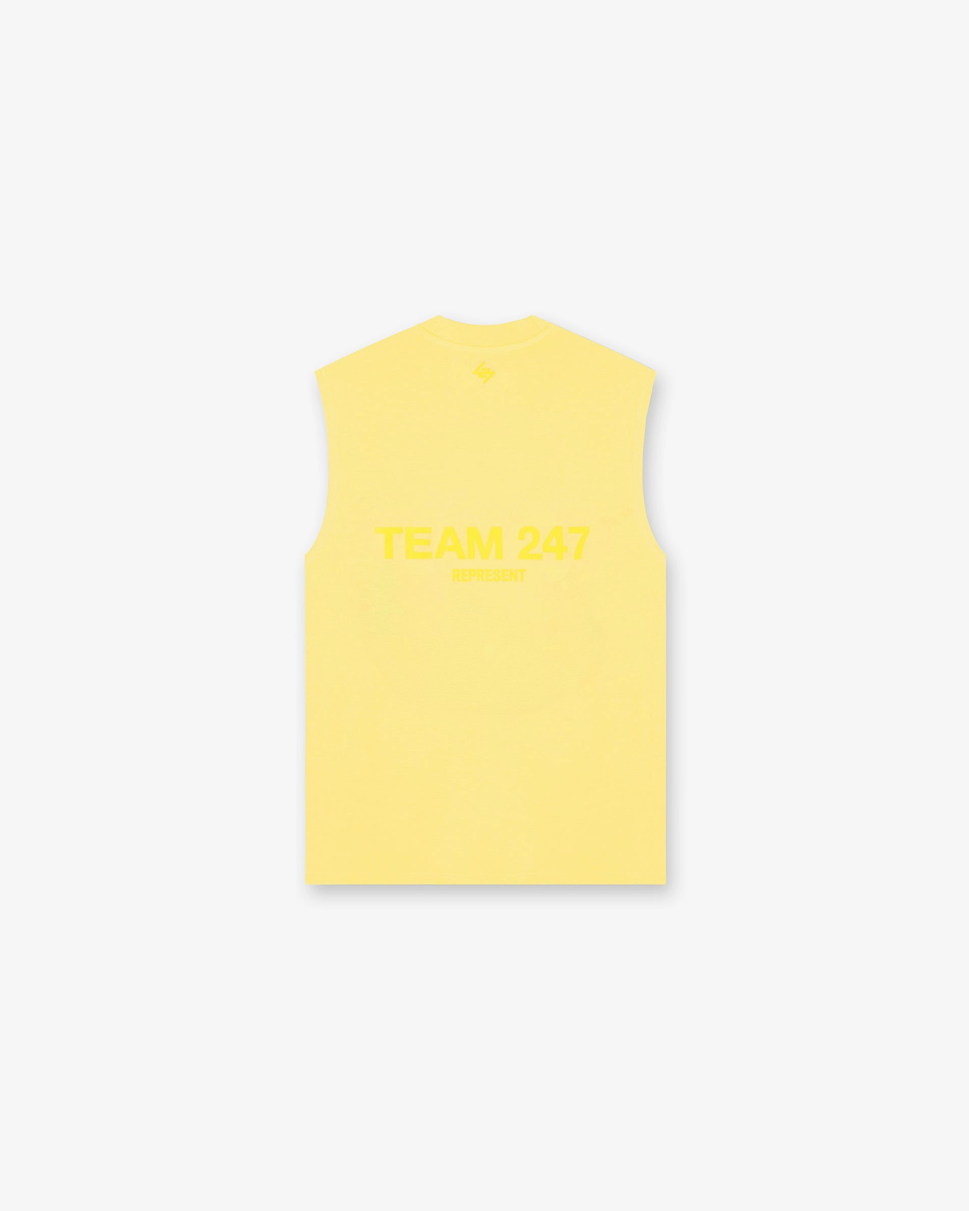 Team 247 Oversized Tank - Lemon Standard Body Fit LowImpactDye
