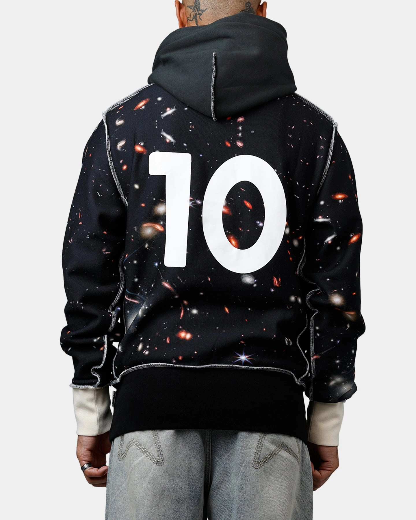 ZeroWasteProduction Buttery Soft Feel ABC Birthstone Hoodie Black