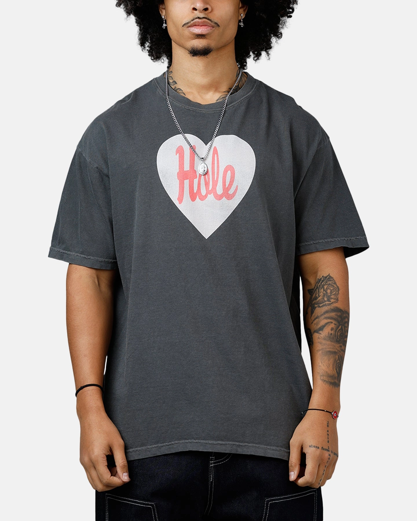 AntiPillingTechnology Ripple Hole 1994 Tour T-Shirt Washed Black