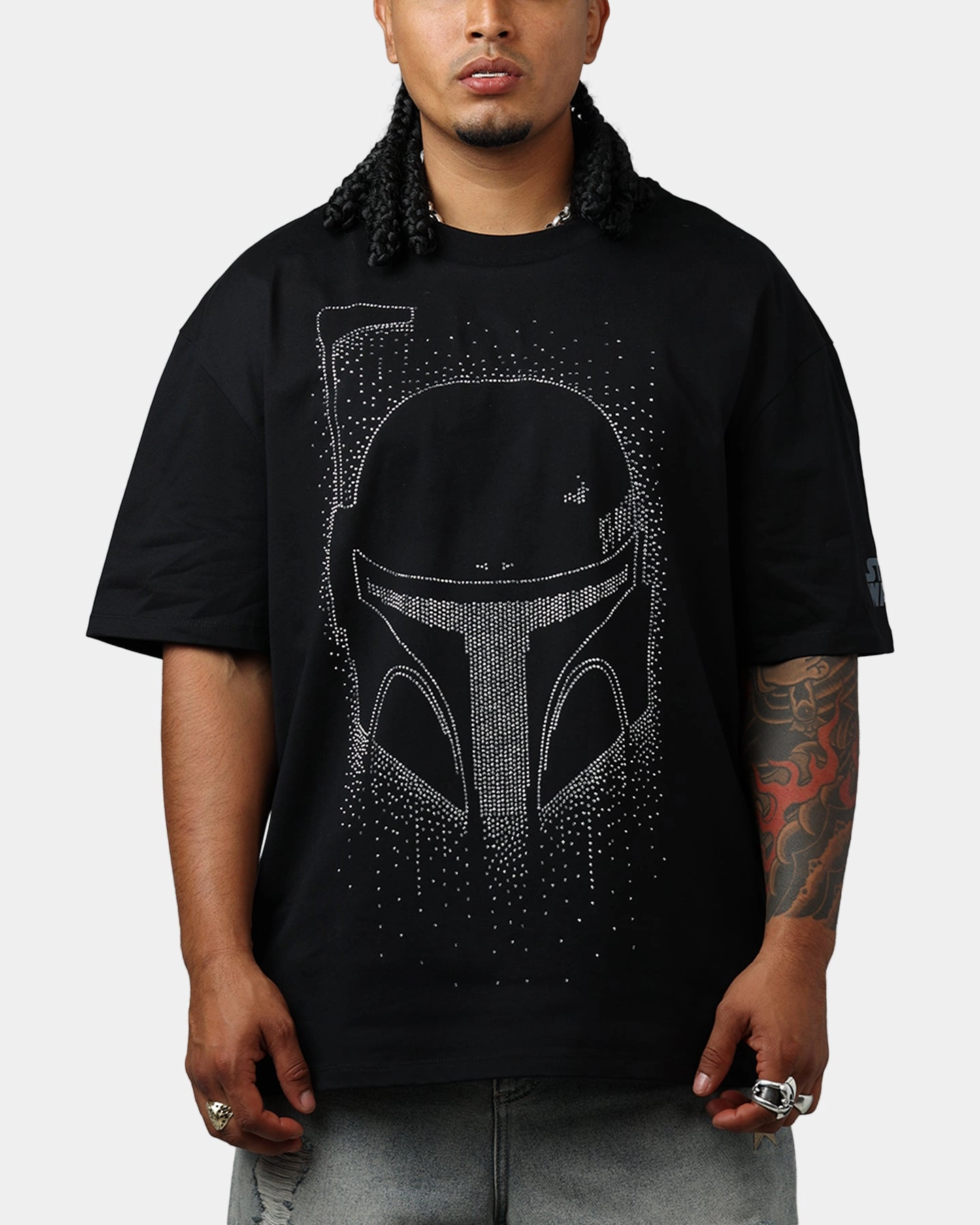 QuickDrySystem Ribbed Trims Freeze Max Star Wars Boba Shine T-Shirt Black