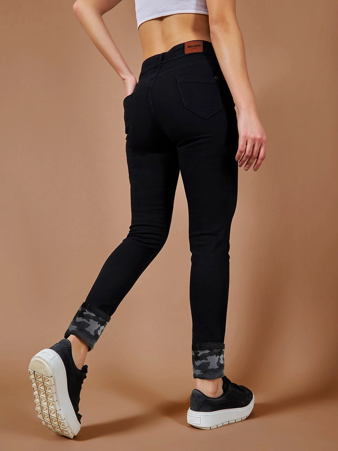 24/7 Comfort Black High-Rise Slim-Fit Stretchable Denim Jeans Wardrobe Choice Built For Life