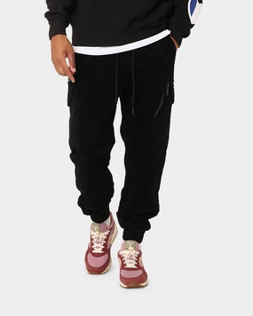 Flexible Performance Wear Carre Cord Evolution XL Cargo Jogger Black