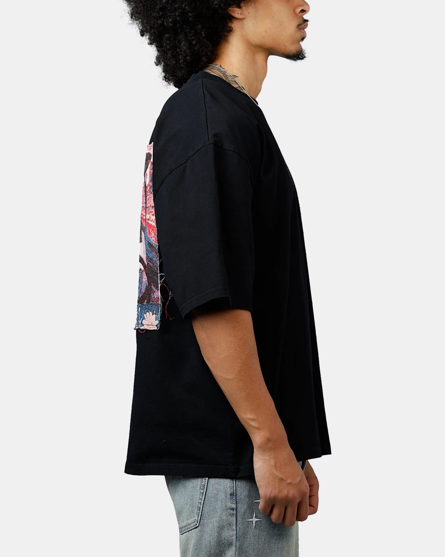 Reflective Safety Accents Soul By Ame Gardens Patch T-Shirt Black
