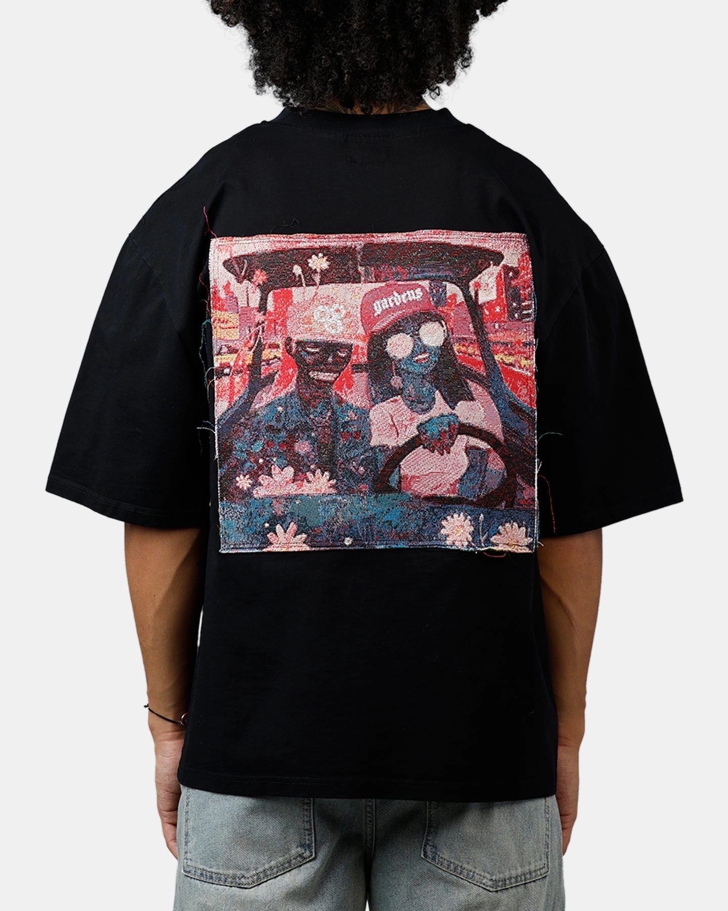 Soul By Ame Gardens Patch T-Shirt Black AntiPillingFinish