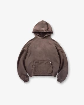 All-Day Fit Represent X Hunter Hoodie - Stained Brown