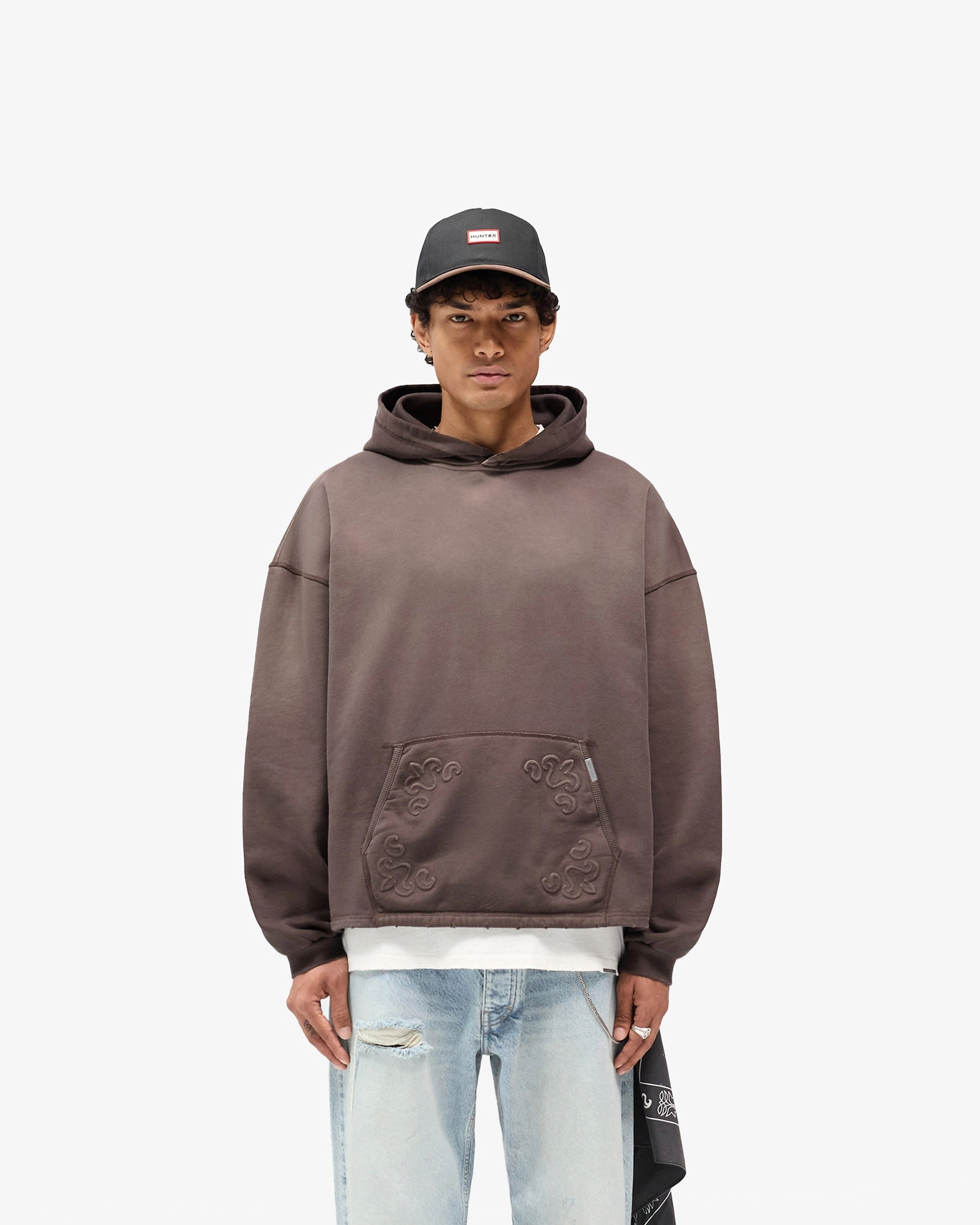 winter break Active Outfit Represent X Hunter Hoodie - Stained Brown
