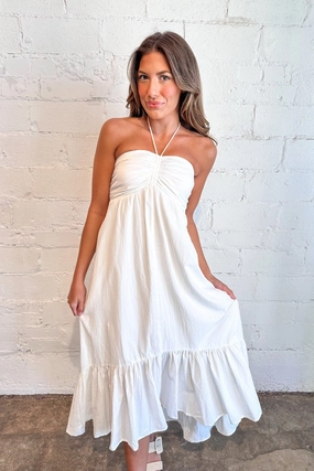 Brunch Date Maxi Dress Elegant Line