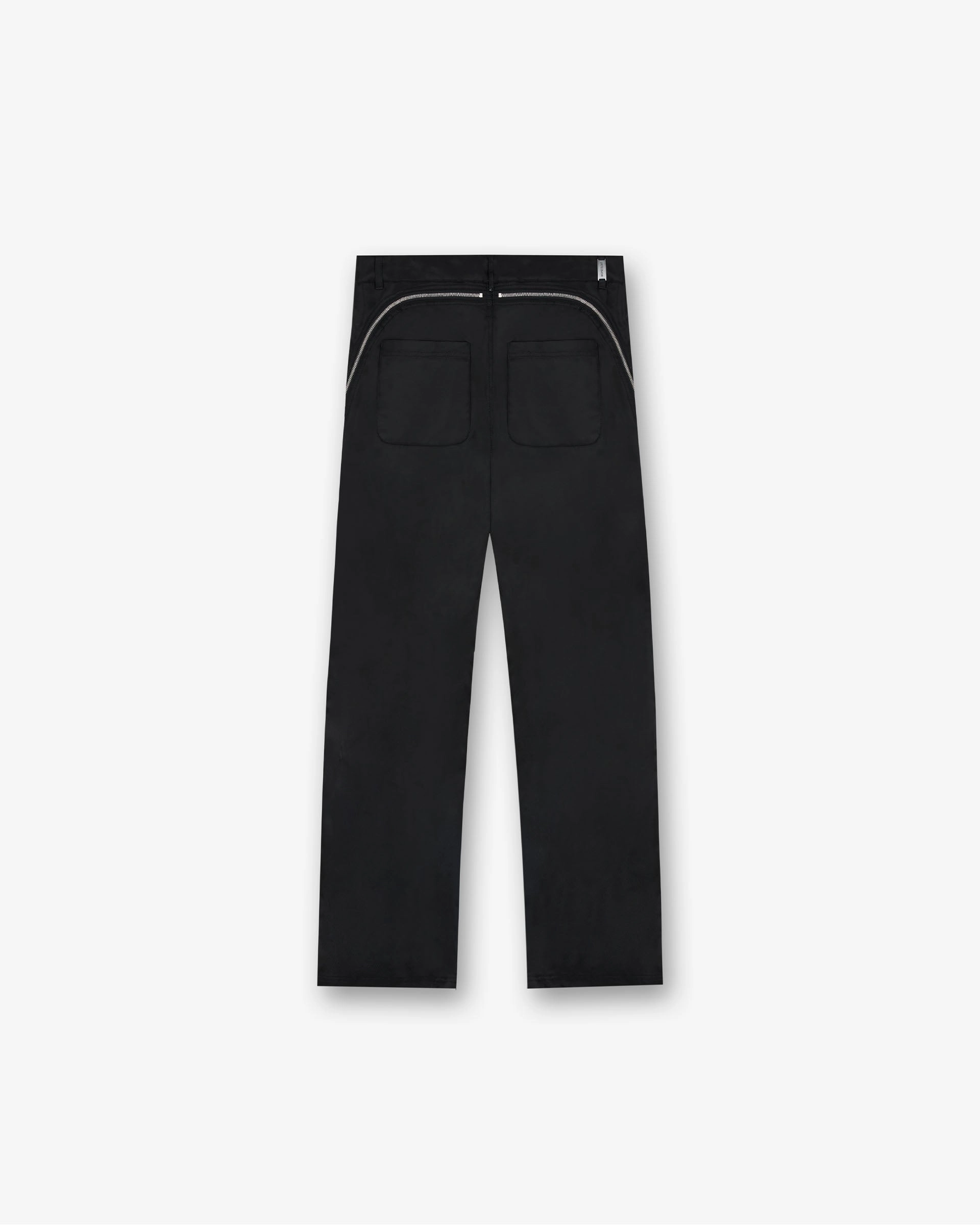 Perfectly Relaxed Flexible Cut Zip Panel Pant - Jet Black