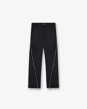 Timeless Comfort Fit Fit Freedom Zip Panel Pant - Jet Black