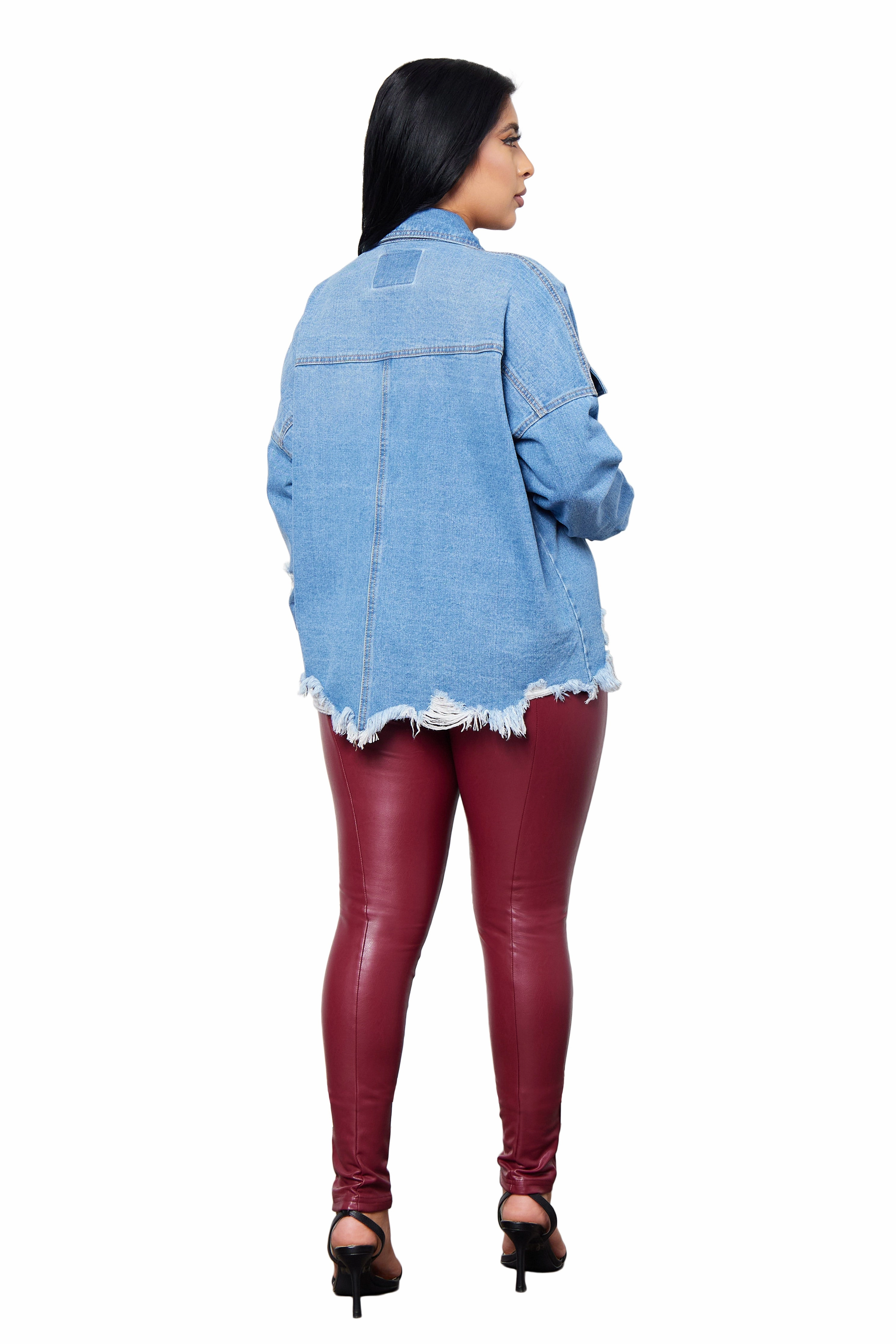 Sporty Appeal Oversized Shacket Ultimate Comfort