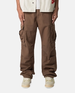 Chilly Day Wear MNML Ultra Baggy Vintage Cargo Pants Brown