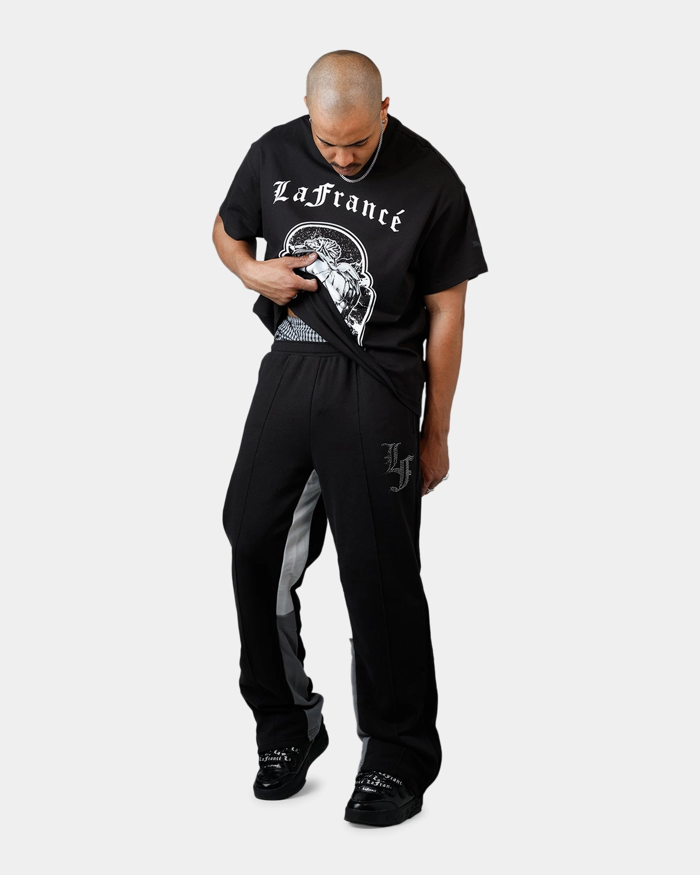 Puma x Lamelo Ball LaFranc?? Written In Chrome Pants Black Anti Pilling Fabric