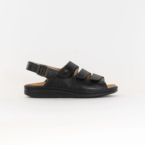 Finn Comfort Sylt (Women's) - Black Easy Wear Beach Wear