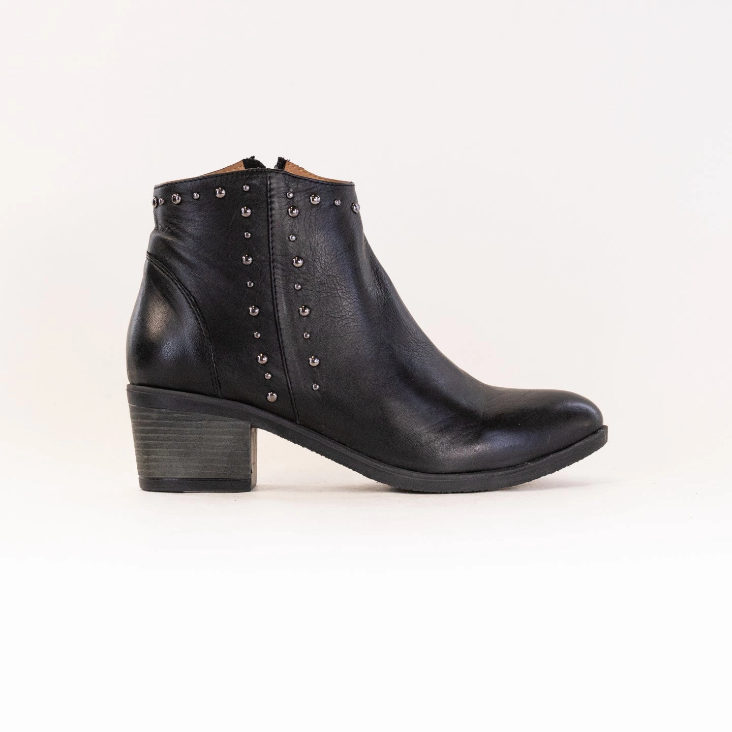 Spring Step Wildwest Boot (Women's) - Black Leather Slip-Resistant Sole
