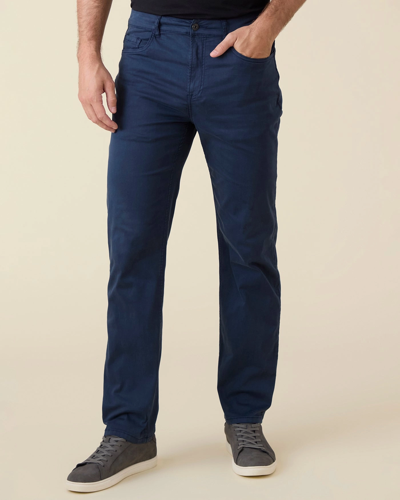 CATSKILL GARMENT-DYED 5-POCKET PANT - NASHVILLE STRAIGHT Light Shape stain resistant coating