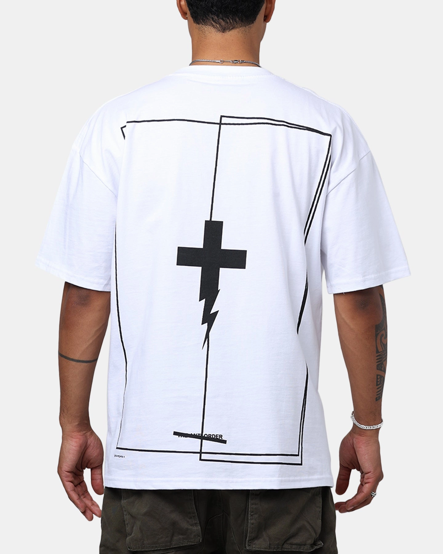 RibbedCuff The Anti Order Non Linear T-Shirt White