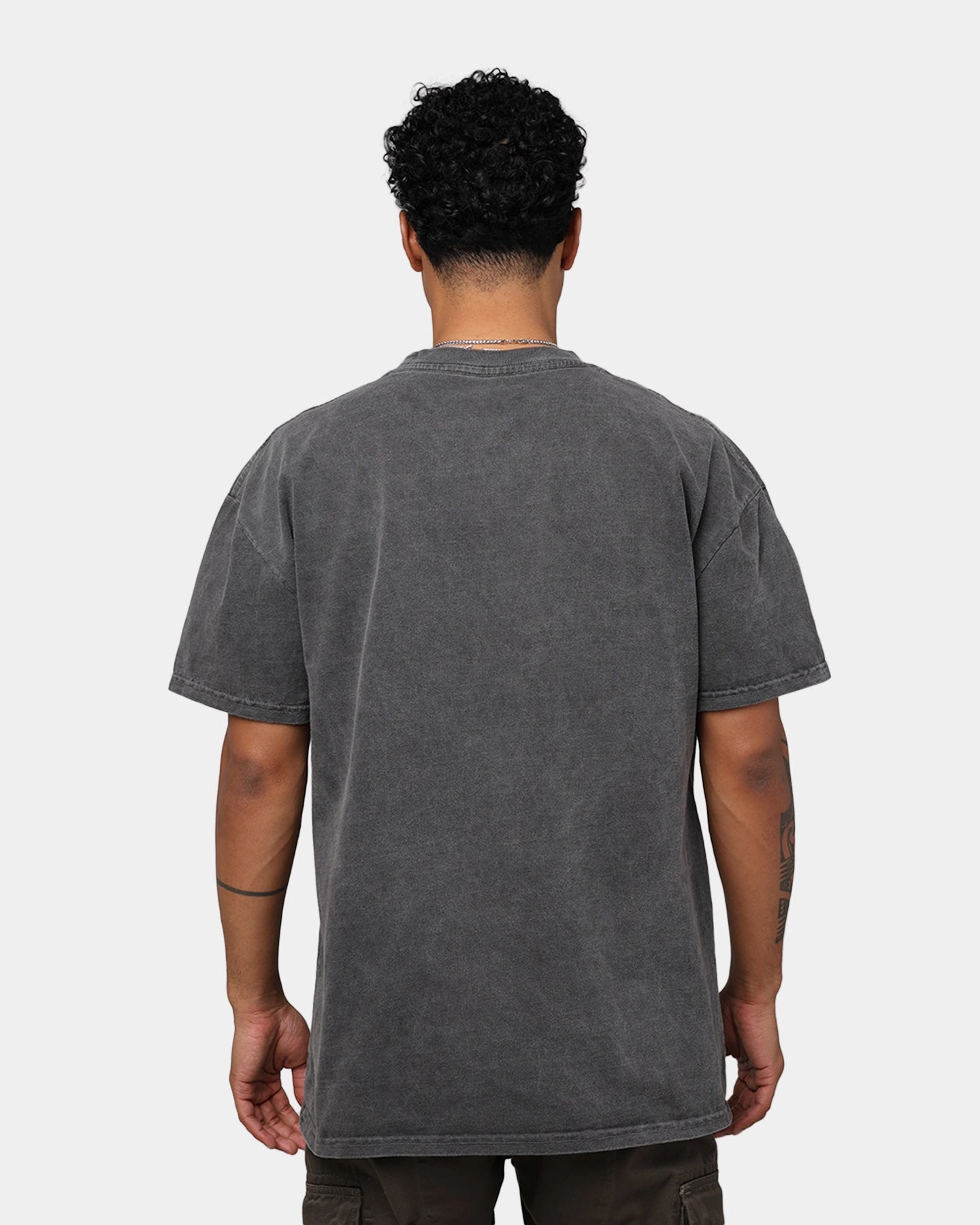 Star Wars Ahsoka Huyang Heavyweight T-Shirt Black Wash Multi Pocket Functional Design Asymmetrical hem