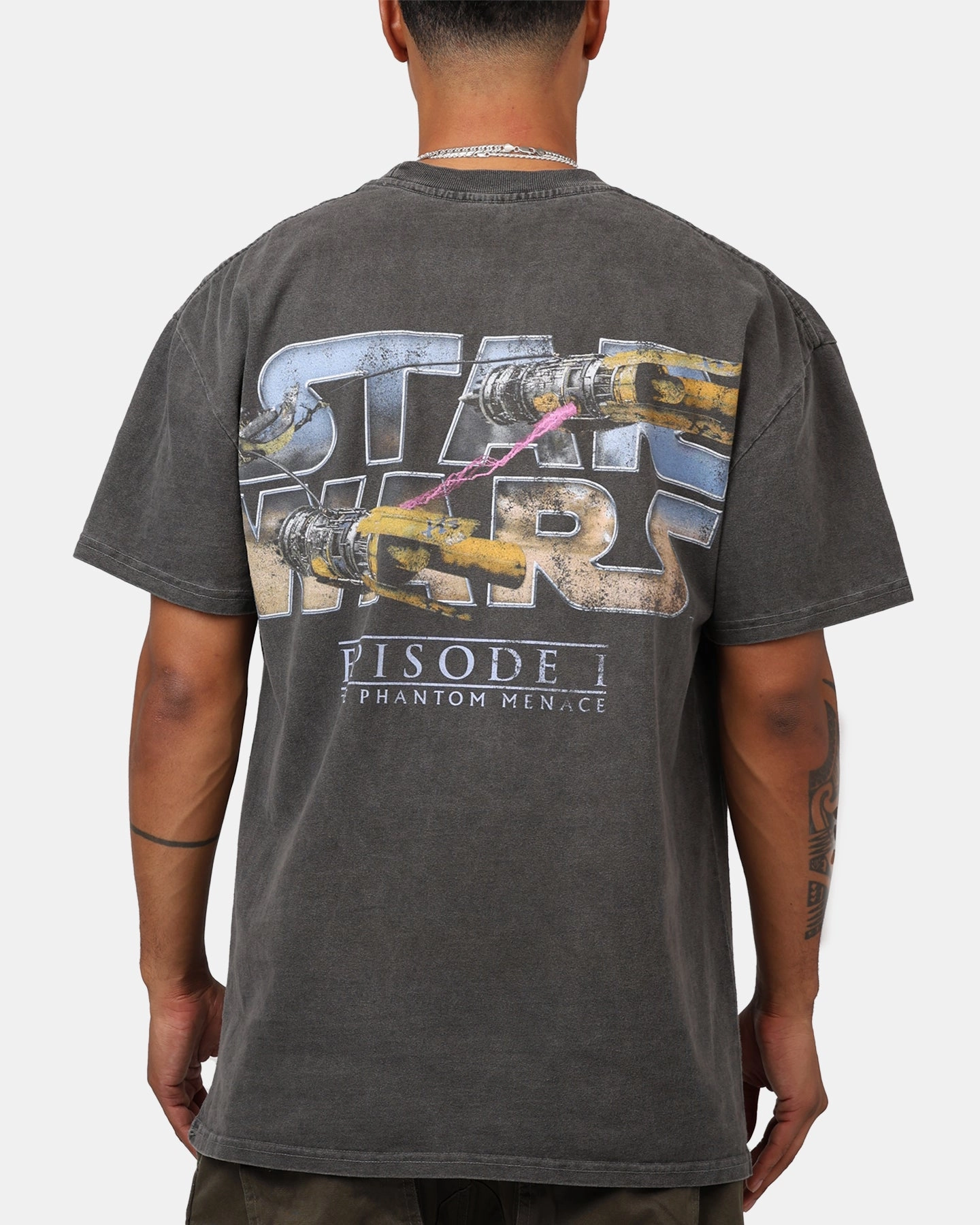 Star Wars Episode I '99 Heavyweight Vintage T-Shirt Black Wash Ventilated Panels