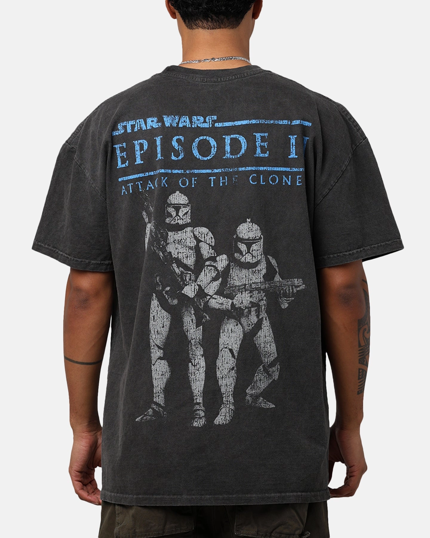 SweatGuard Lining Star Wars Episode II '02 Heavyweight Vintage T-Shirt Black Wash