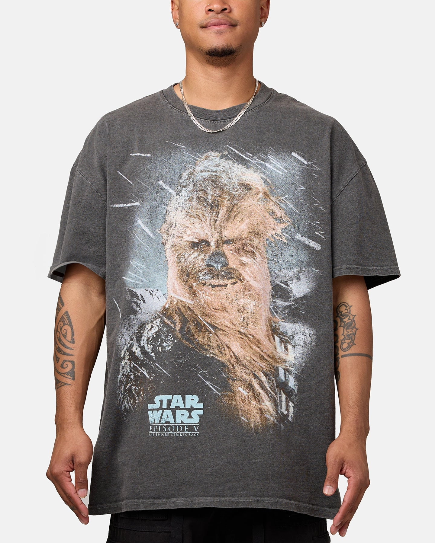AntiStaticFinish Star Wars Episode V '80 Heavyweight Vintage T-Shirt Black Wash