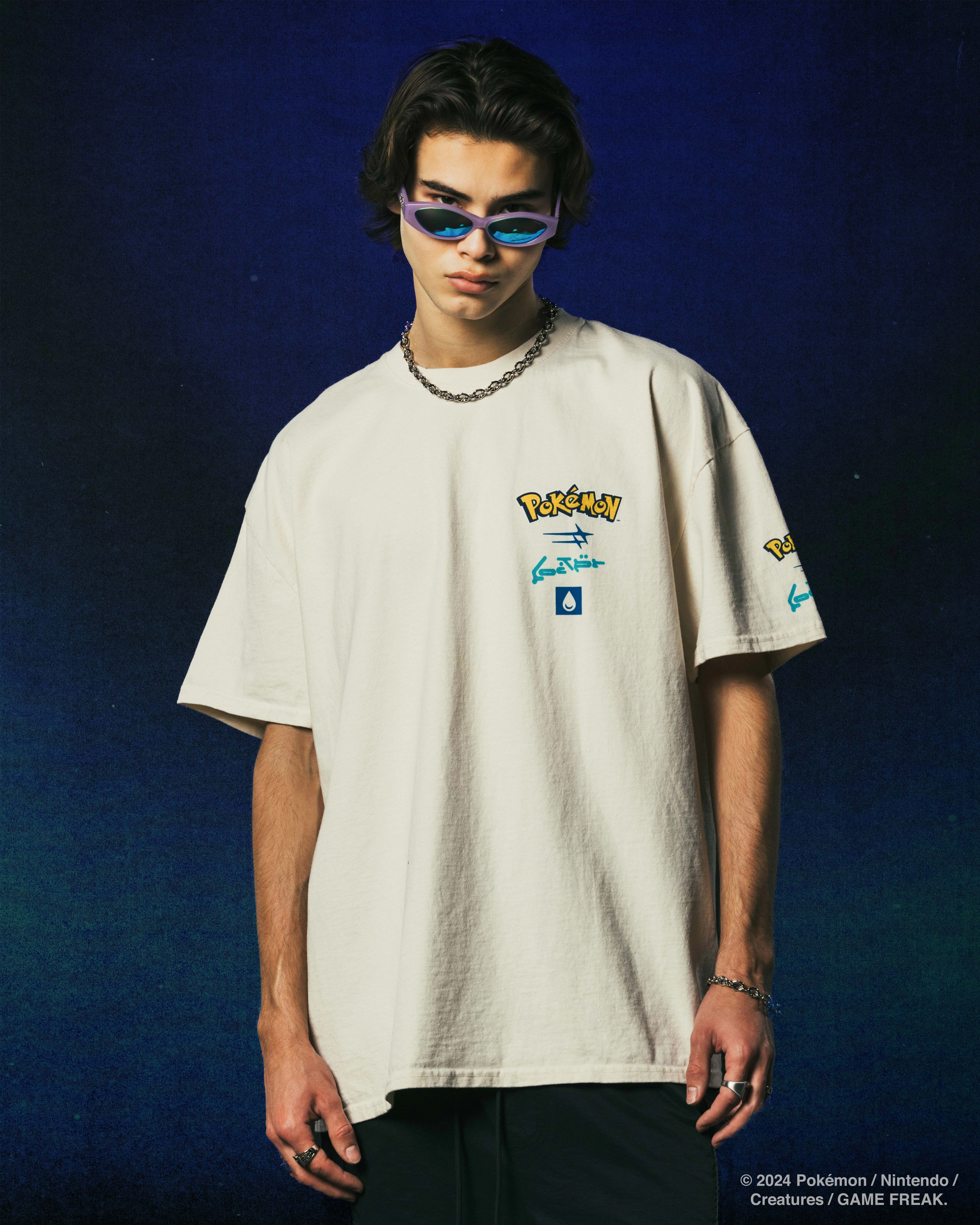 Pok??mon By Loiter Squirtle Heavyweight T-Shirt Off White Temperature Regulating Fibers